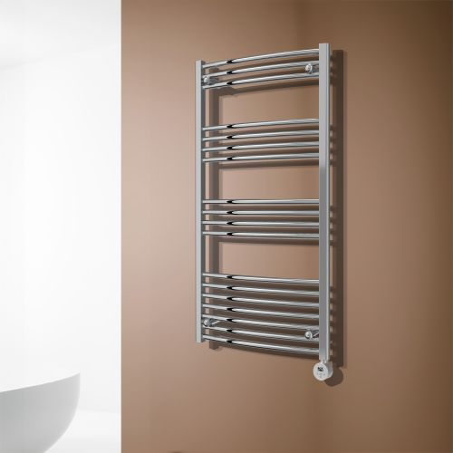 Reina Capo Curved Designer Electric Heated Towel Rail