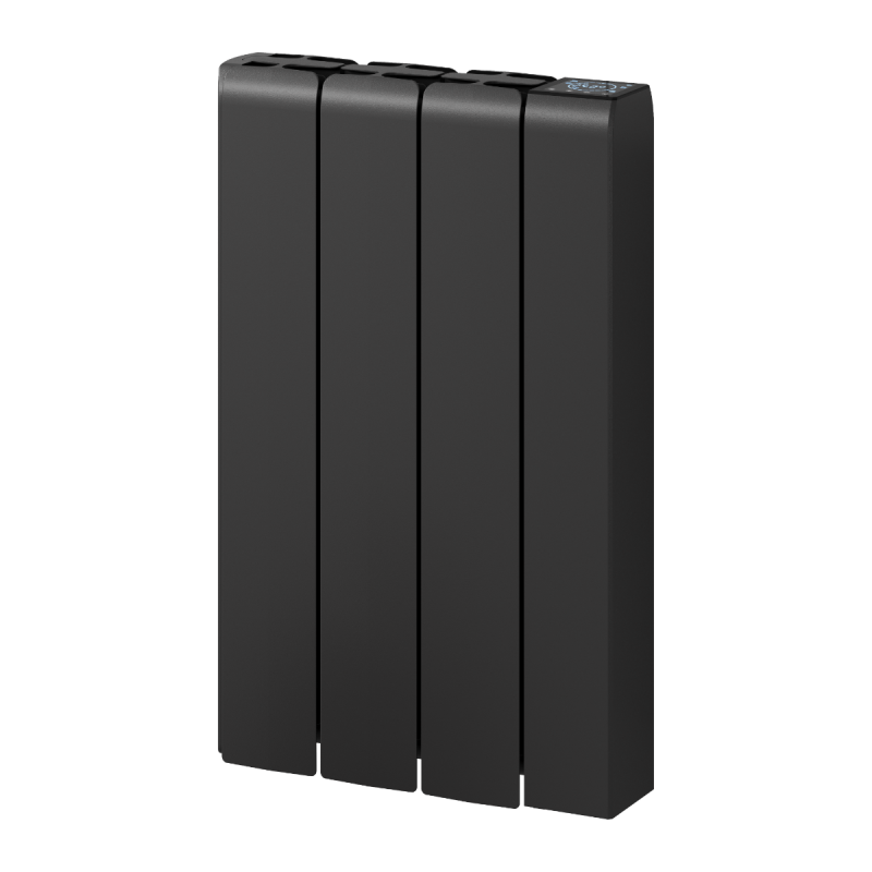 Reina Aron Horizontal Black Electric Ceramic Core WiFi Radiator 700W 570x360mm