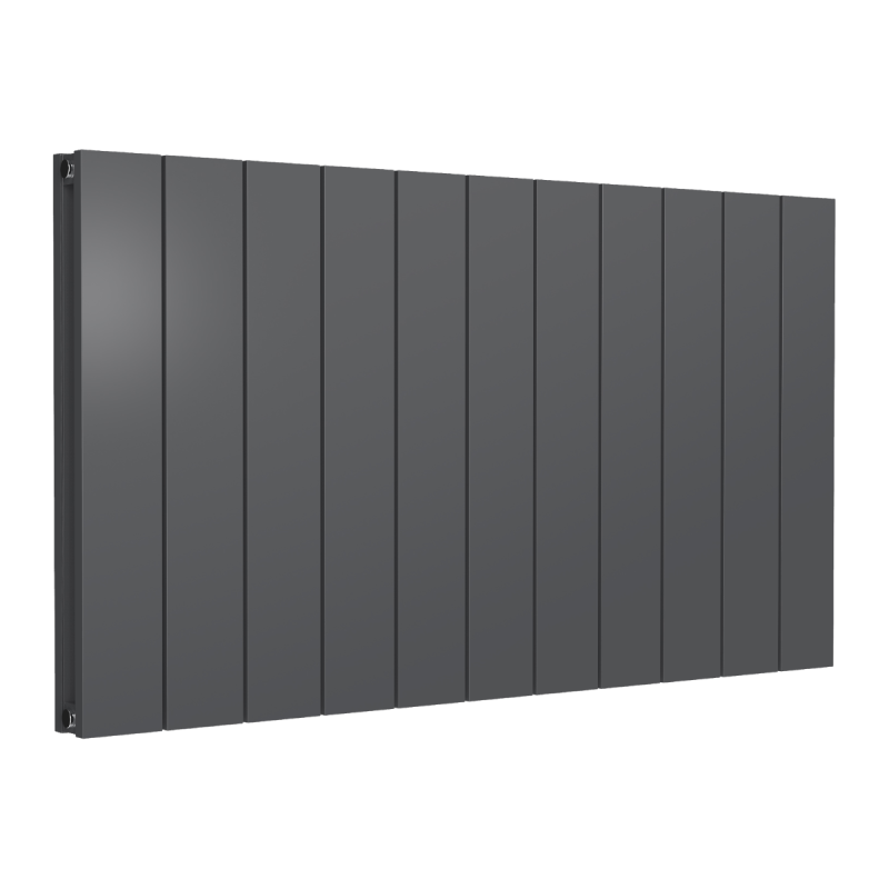 Reina Casina Horizontal Double Designer Electric Aluminium Radiator 600x1040mm - Anthracite Texture