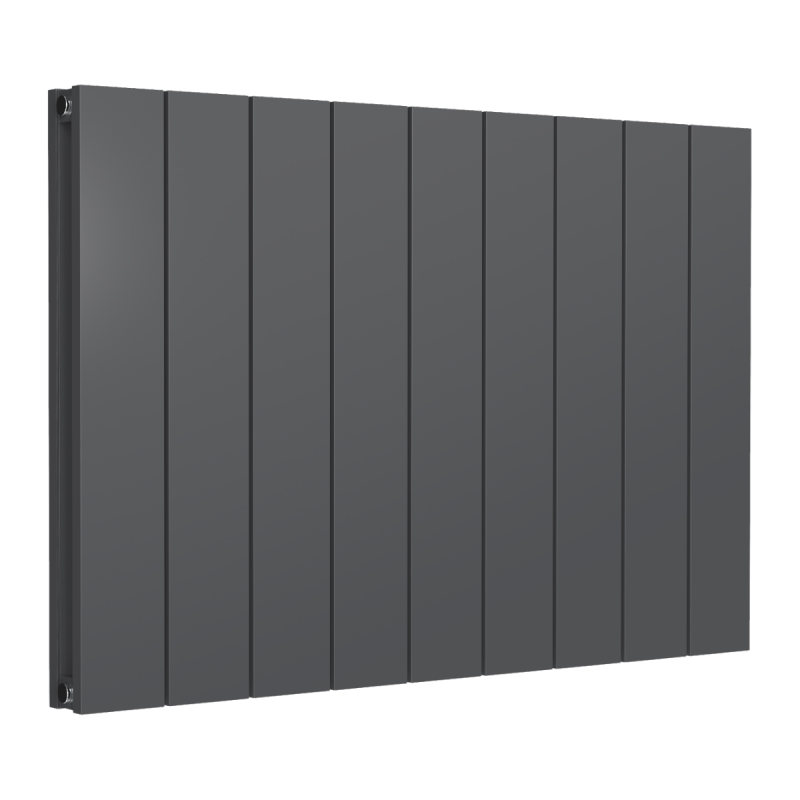 Reina Casina Horizontal Double Designer Electric Aluminium Radiator 600x850mm - Anthracite Texture