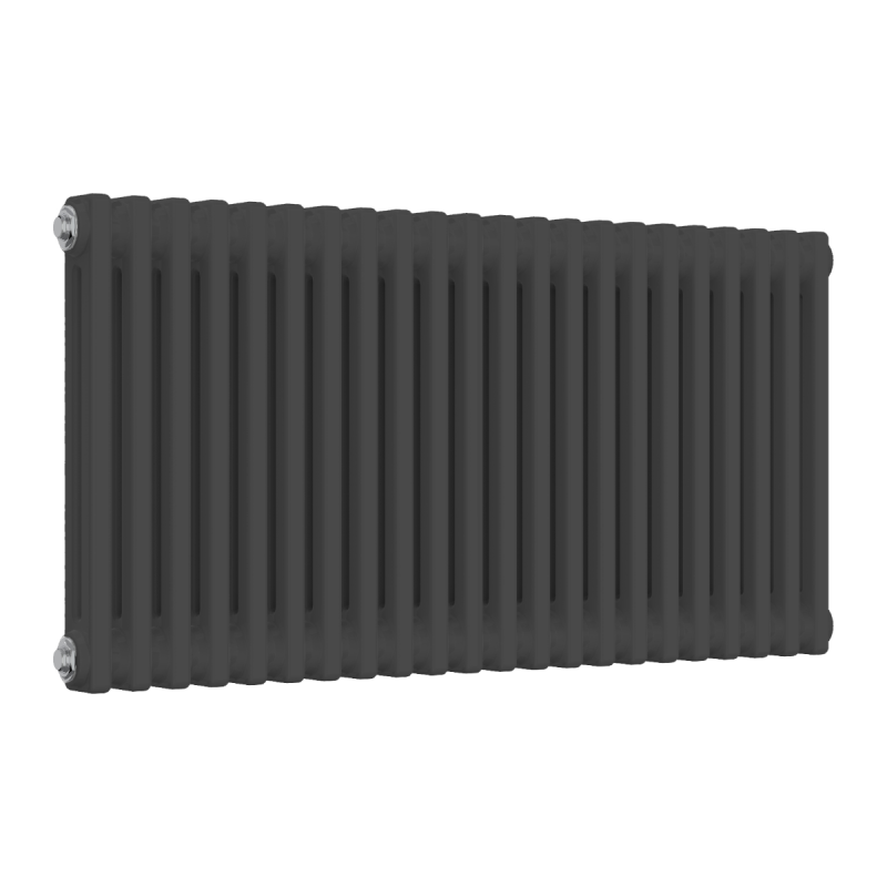 Reina Colona 2 Column Electric Horizontal Designer Radiator 500x1010mm - Anthracite