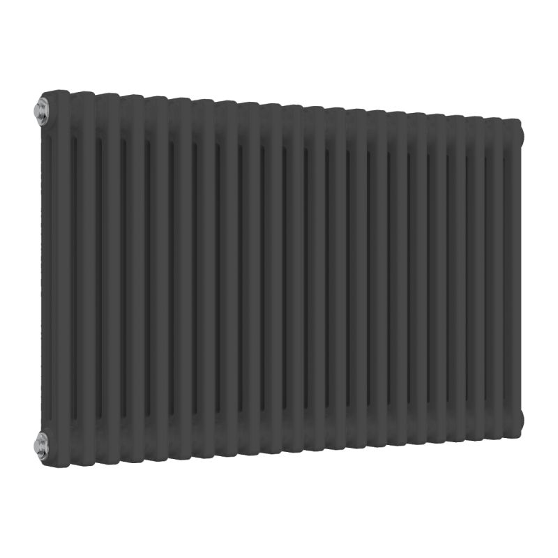 Reina Colona 2 Column Electric Horizontal Designer Radiator 600x1010mm - Anthracite