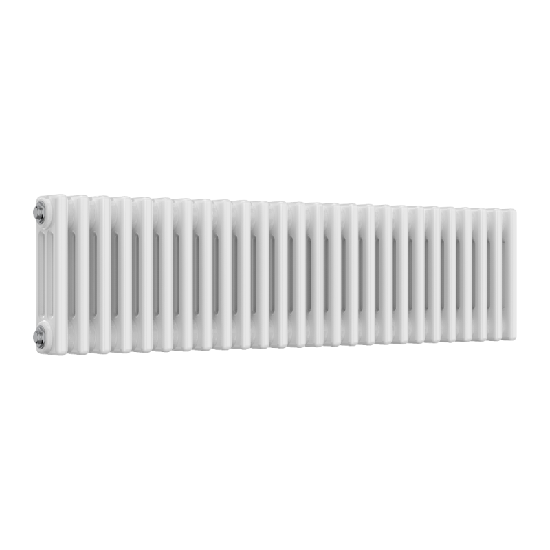 Reina Colona 3 Column Electric Horizontal Designer Radiator 300x1190mm - White