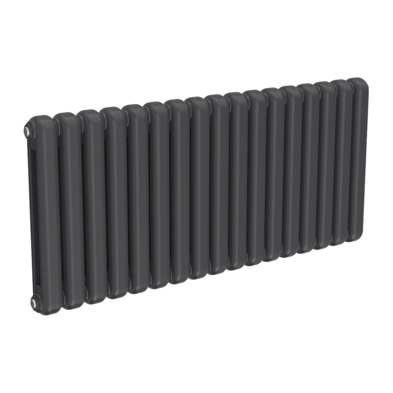 Reina Coneva Horizontal Designer Electric Column Radiator 550x1210mm - Anthracite