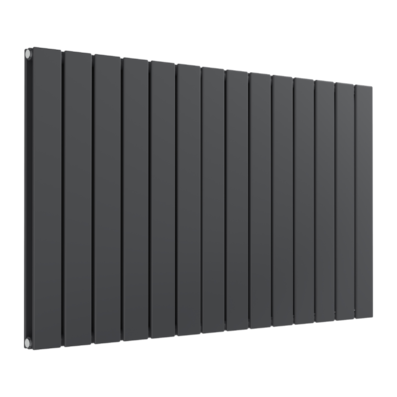 Reina Flat Horizontal Double Designer Electric Radiator 600x1032mm - Anthracite