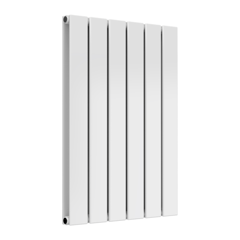 Reina Flat Horizontal Double Designer Electric Radiator 600x440mm - White