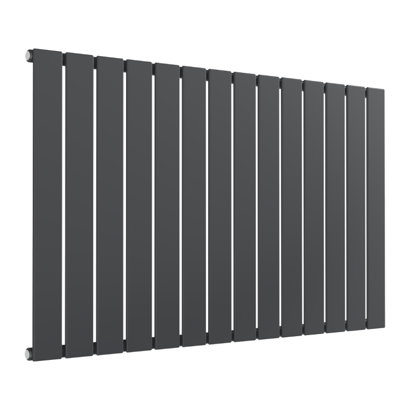 Reina Flat Horizontal Single Designer Electric Radiator 600x1032mm - Anthracite