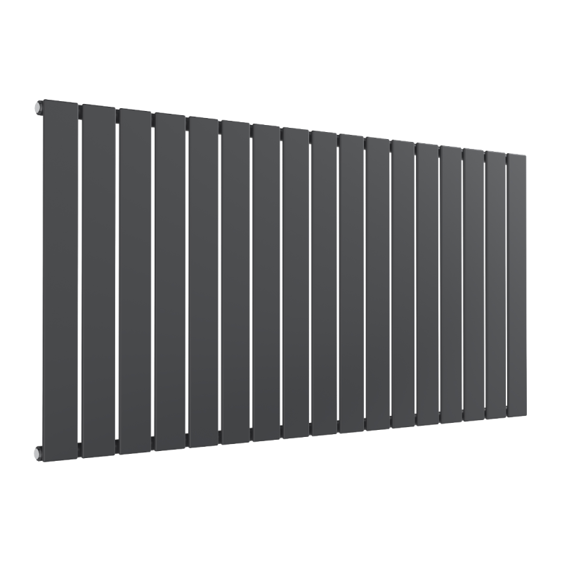 Reina Flat Horizontal Single Designer Electric Radiator 600x1254mm - Anthracite