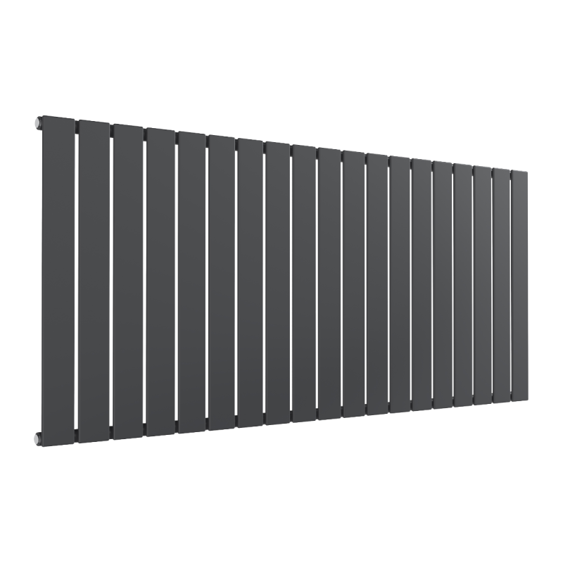 Reina Flat Horizontal Single Designer Electric Radiator 600x1402mm - Anthracite