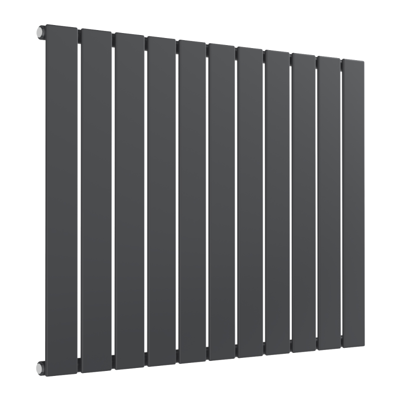 Reina Flat Horizontal Single Designer Electric Radiator 600x810mm - Anthracite