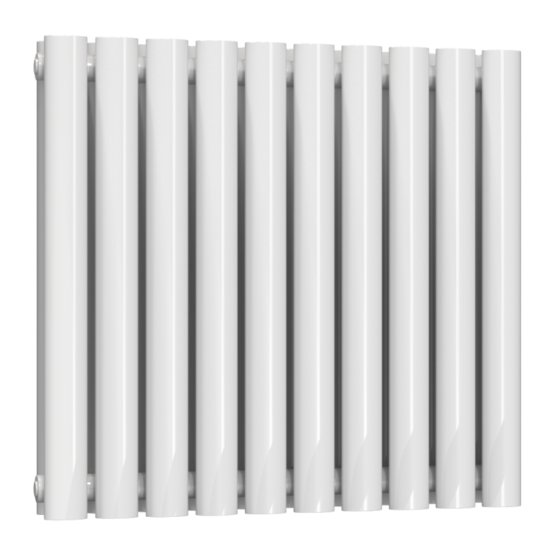 Reina Neva Horizontal Double Designer Electric Radiator 550x590mm - White