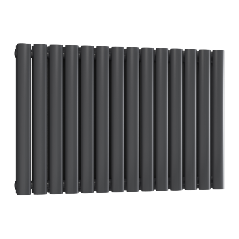 Reina Neva Horizontal Double Designer Electric Radiator 550x826mm - Anthracite