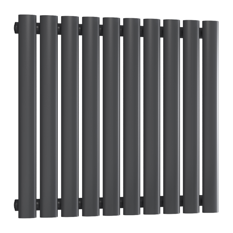 Reina Neva Horizontal Single Designer Electric Radiator 550x590mm - Anthracite