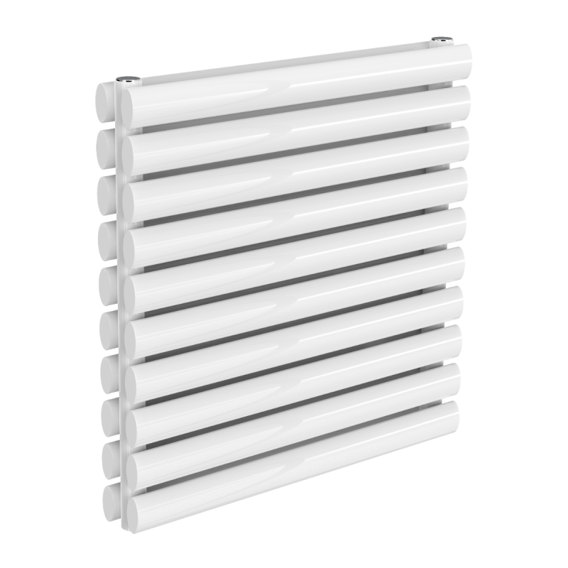 Reina Nevah Horizontal Double Designer Electric Radiator 590x600mm - White