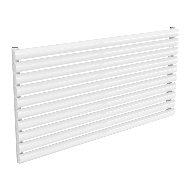 Reina Nevah Horizontal Single Designer Electric Radiator 590x1200mm - White