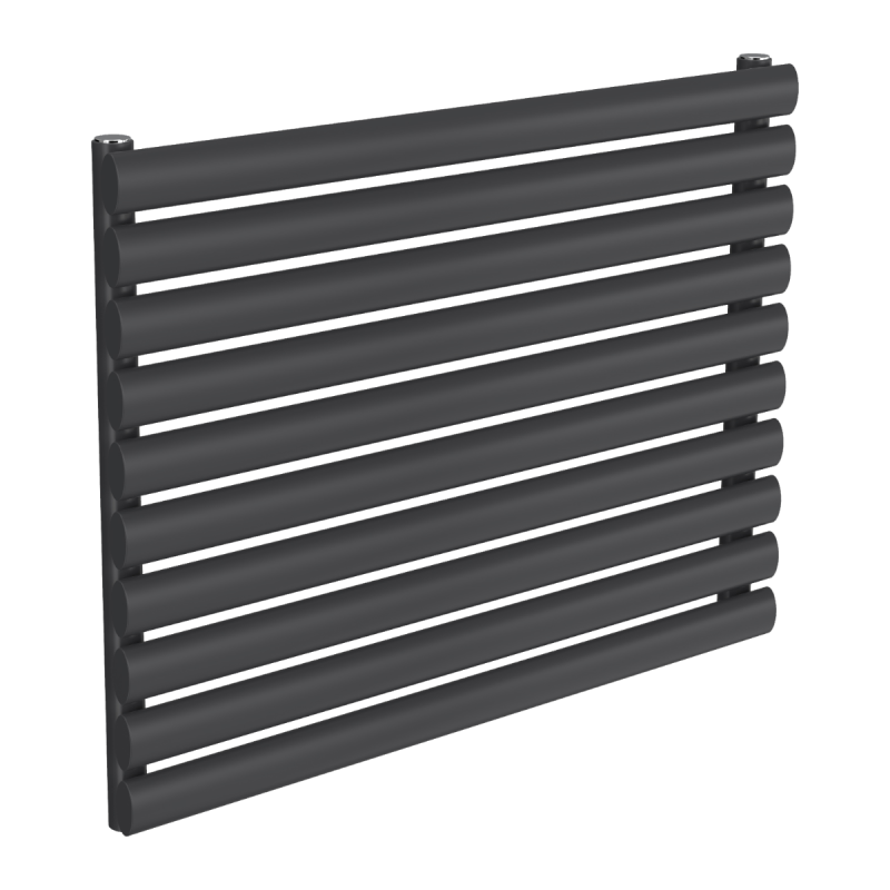 Reina Nevah Horizontal Single Designer Electric Radiator 590x800mm - Anthracite