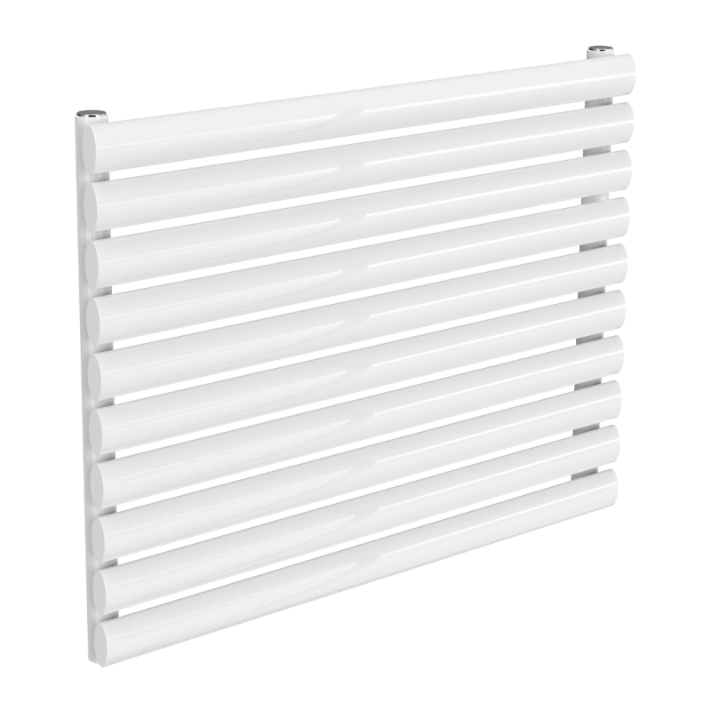 Reina Nevah Horizontal Single Designer Electric Radiator 590x800mm - White