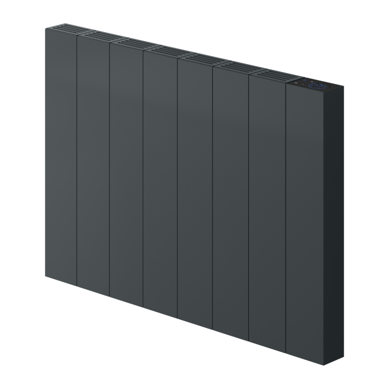 Reina Nika Horizontal Anthracite Electric Radiator 1500W 500x725mm