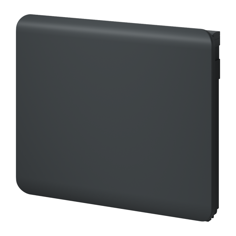 Reina Odet Horizontal Anthracite Electric Ceramic Core WiFi Radiator 1000W 500x600mm