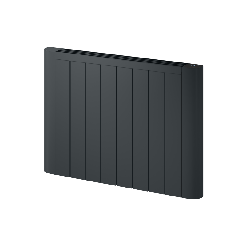 Reina Serre Horizontal Anthracite Electric WiFi Radiator 2000W 580x800mm