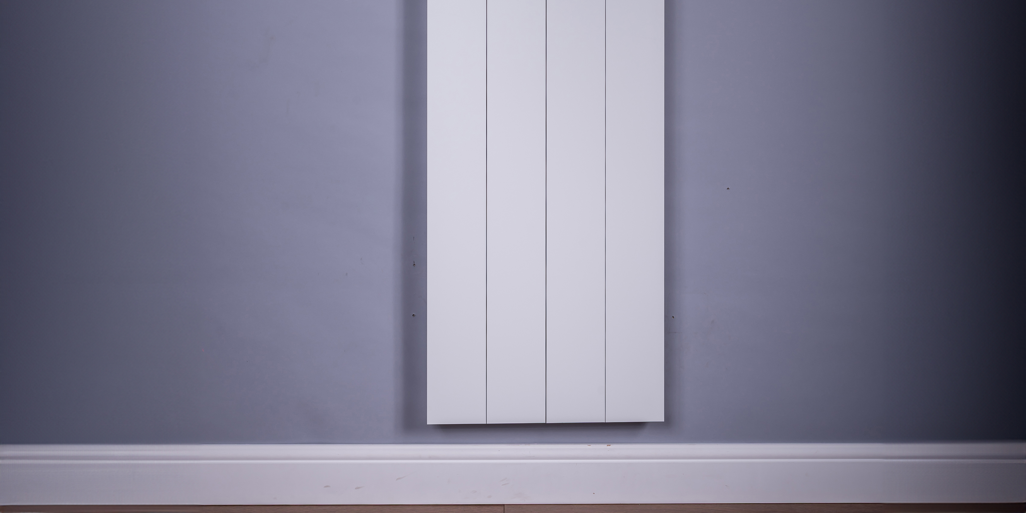 DQ Heating Vela WiFi Bluetooth Vertical Electric Radiator - Matt White