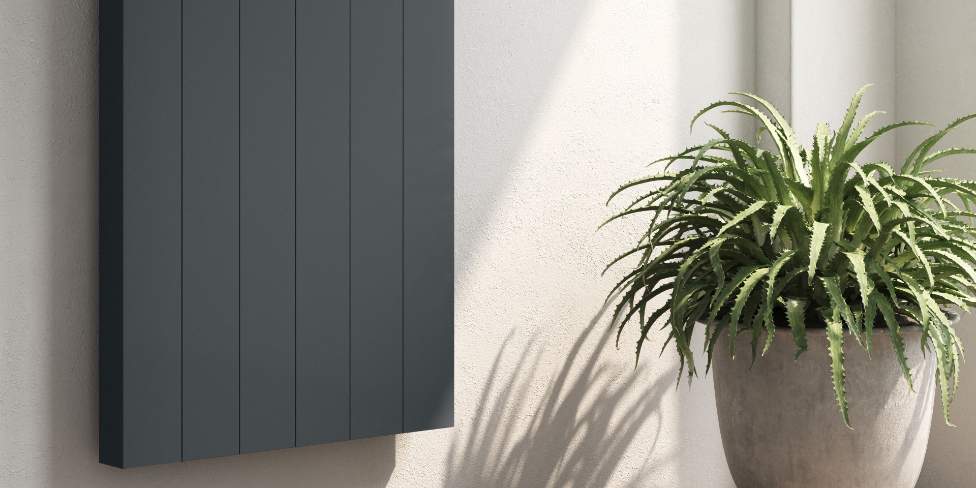 Reina Nika WiFi Vertical Electric Radiator - Anthracite