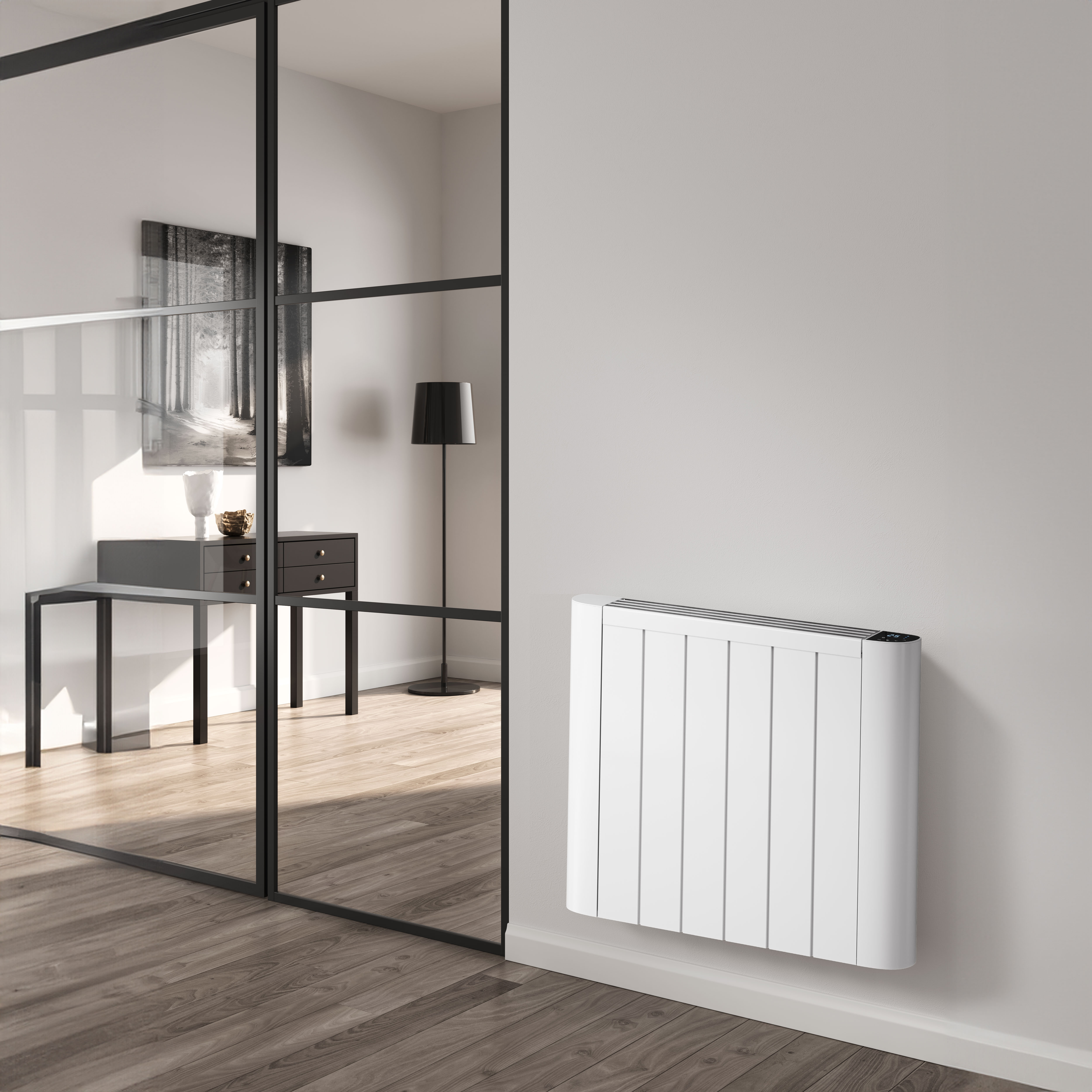 Reina Serre WiFi Horizontal Electric Radiator - White